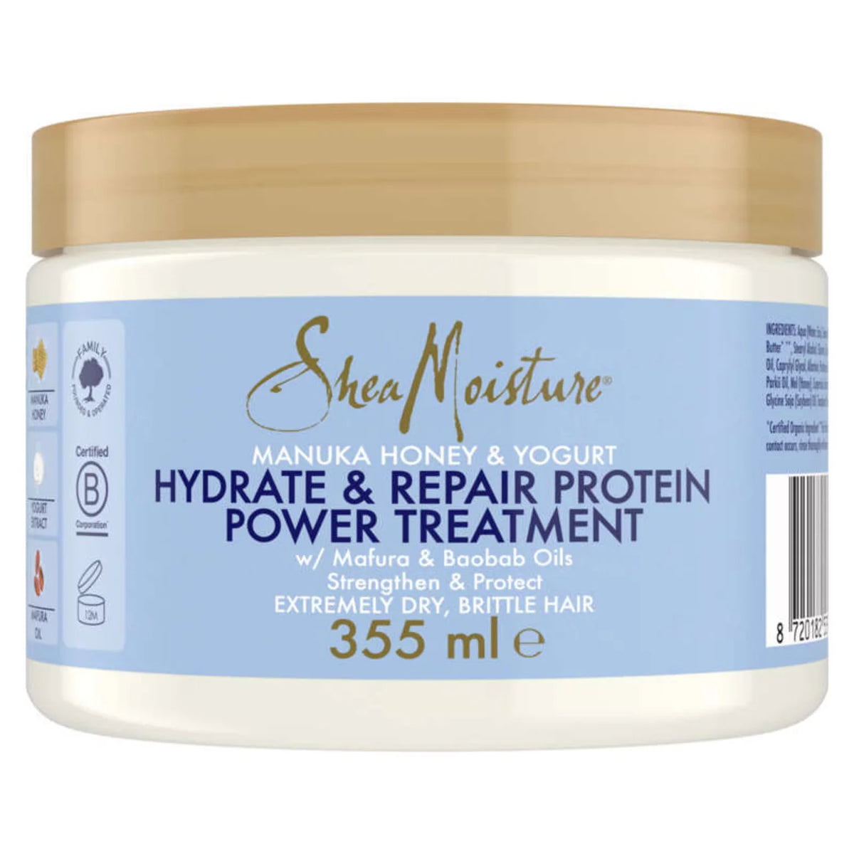 Shea Moisture - Manuka Honey & Yogurt - Hydrate + Repair Protein Power Treatment (Mascarilla de proteínas)