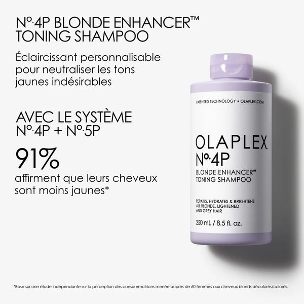 Olaplex n°4P - Blonde Enhancer (shampoing déjaunissant)