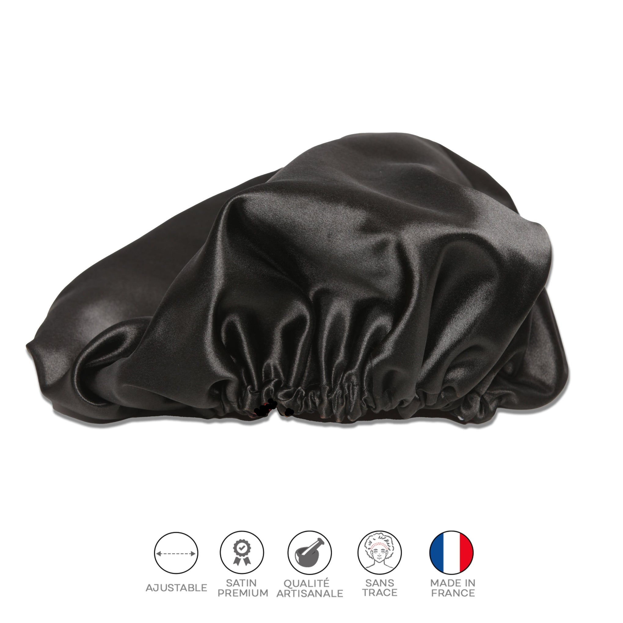 Bonnet de nuit en soie fait en France